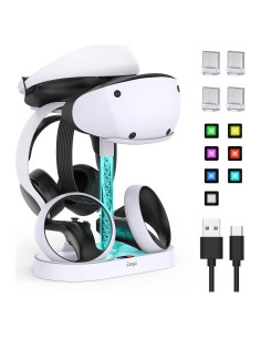 Soporte de Carga FastSnail para PS VR2 con Luz RGB