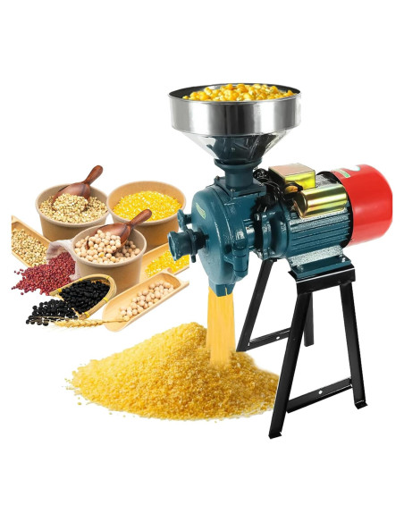 Molino de Granos Eléctrico EVGTTI 3000W 110V para Cereales