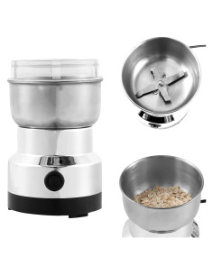 Molino de Café Eléctrico ZLHETWT 300ml Portátil Acero Inoxidable
