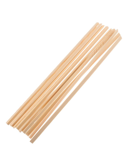 Moldura Triangular de Madera para Ventana 30x0.6 cm IWOWHERO