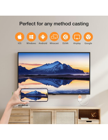 EZCast Pocket Plus - Receptor Transmisor Inalámbrico HD