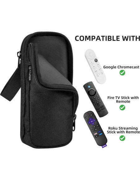 Funda de viaje CaSZLUTION para Chromecast y Roku - Protección