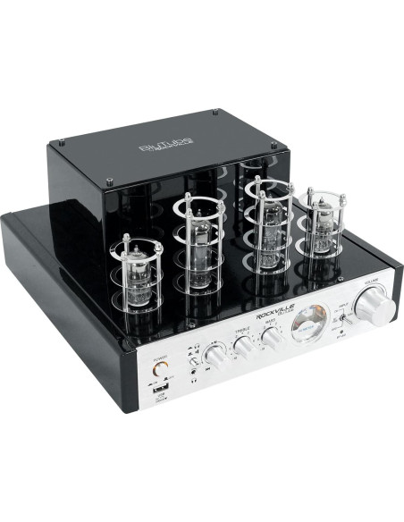 Amplificador de tubos Rockville BluTube + 2 Altavoces RockSlim