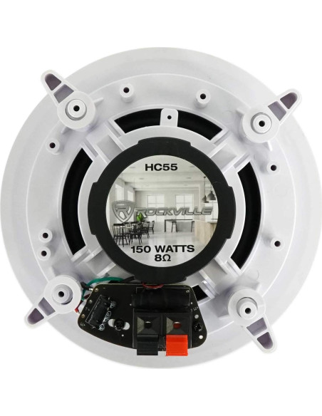 Amplificador de Tubo Rockville BluTube LED + 2 Altavoces Techo 5.25"