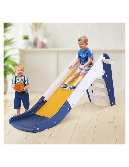 Tobogán 3 en 1 MAMIZO para Niños Pequeños - Azul Amarillo