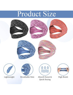 5 Pcs Máscara de Ojos VR Ajustable Transpirable para Dispositivos 2