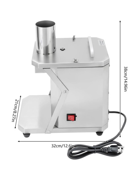 Cortador de Verduras Eléctrico ONEUPING 200W Acero Inoxidable