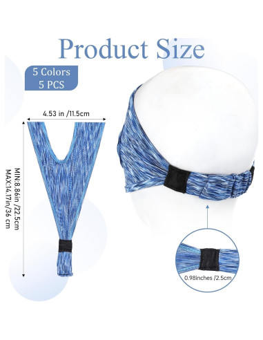 5 Pcs Máscara de Ojos VR Ajustable Transpirable para Dispositivos