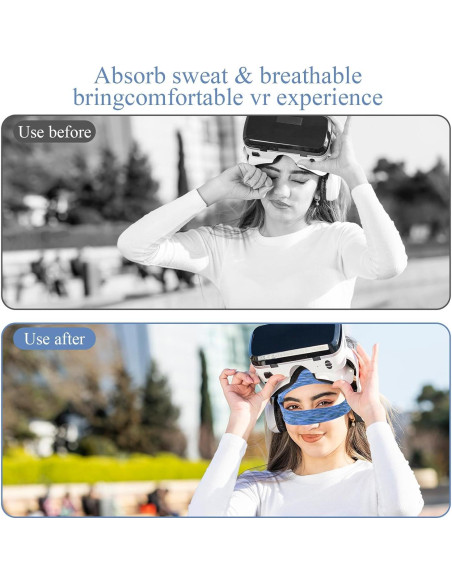 5 Pcs Máscara de Ojos VR Ajustable Transpirable para Dispositivos