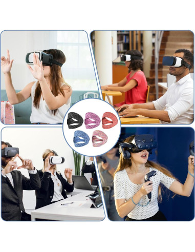 5 Pcs Máscara de Ojos VR Ajustable Transpirable para Dispositivos