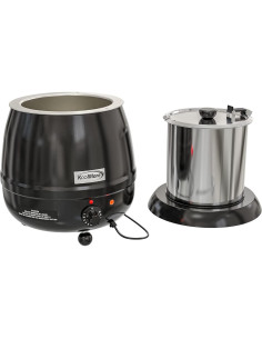 Calentador de Sopa Eléctrico KoolMore 9.46L con Tapa Bisagra 2