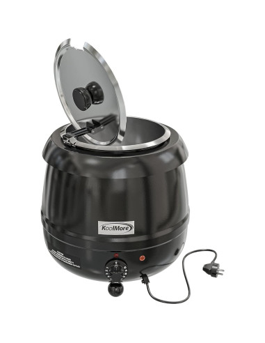 Calentador de Sopa Eléctrico KoolMore 9.46L con Tapa Bisagra
