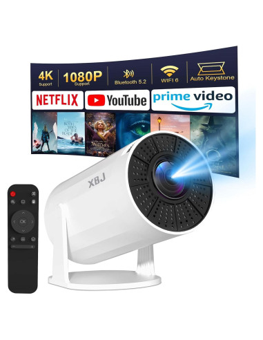 Proyector Portátil XBJ LXPTA001 1080P WiFi Bluetooth 4K