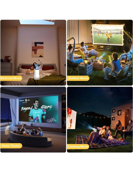 Proyector Portátil XBJ LXPTA001 1080P WiFi Bluetooth 4K