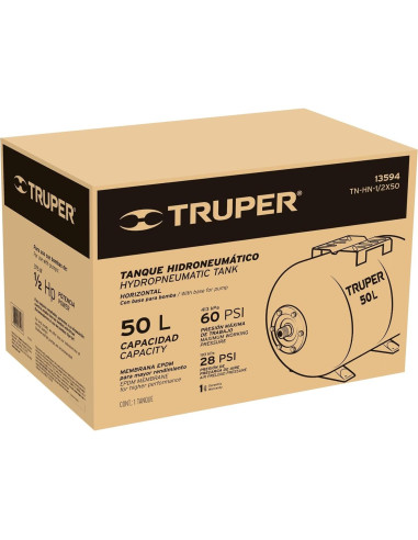 Bomba de tanque hidropneumático Pretul HIDR-1 2X50P 9.1 kg