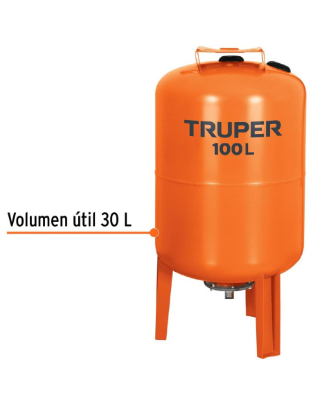 Tanque hidropneumático Truper TN-HN-1X100 20.8 kg