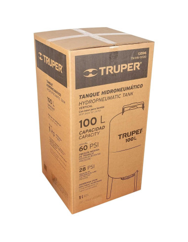 Tanque hidropneumático Truper TN-HN-1X100 20.8 kg