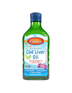 Aceite de Hígado de Bacalao Carlson 250 mL Chicle Omega-3