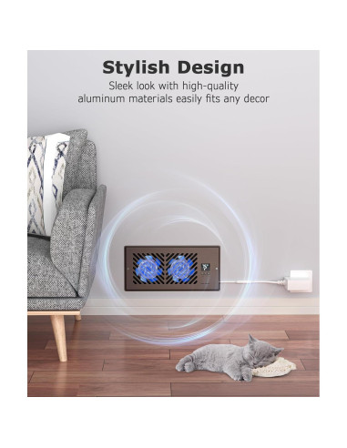 Ventilador Aumentador de Registro ATOM NEXUS 4x10" Control Remoto