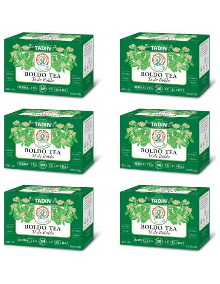 Té Herbal Boldo Tadin, Sin Cafeína, 144 Cuentos