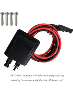 Caja de Conexión Solar a Prueba de Clima Repustor 10AWG 10 pies 2