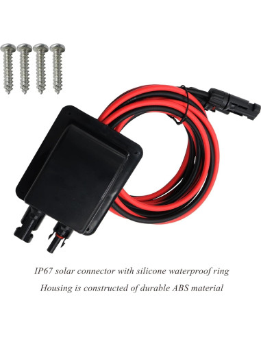 Caja de Conexión Solar a Prueba de Clima Repustor 10AWG 10 pies