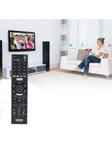 Control Remoto RMT-TX102U Reemplazo Sony para TV Bravia