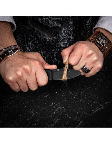 Cuchillo de bolsillo WeKnife Banter 7.37 cm S35VN Negro