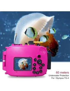 Carcasa Submarina Seafrogs para Cámara Olympus TG-4 60m 2