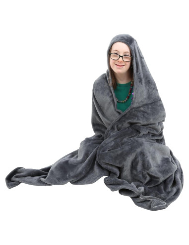 Sudadera con Manta con Peso Diversión y Función 152 cm Gris