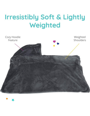 Sudadera con Manta con Peso Diversión y Función 152 cm Gris