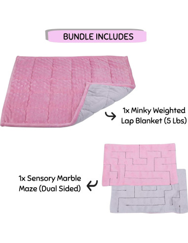 Almohadilla de Peso Aviano 2.27 kg para Niños Rosa/Gris