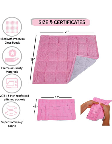 Almohadilla de Peso Aviano 2.27 kg para Niños Rosa/Gris