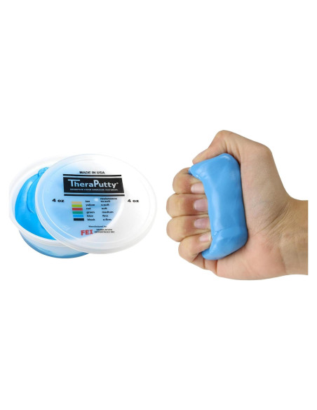 CanDo TheraPutty 113.4g Firme Masilla para Rehabilitación de Mano