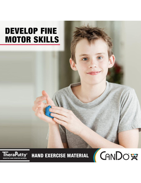 CanDo TheraPutty 113.4g Firme Masilla para Rehabilitación de Mano