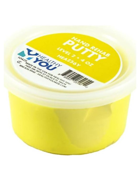 Masilla de Rehabilitación de Mano Healthy You 113.4 g Amarillo