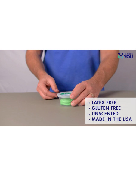 Masilla de Rehabilitación de Mano Healthy You 113.4 g Amarillo