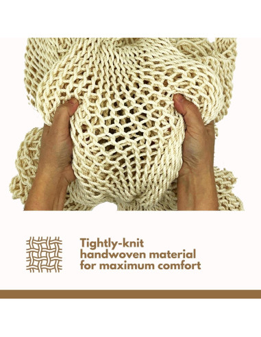 Hamaca de Puerta DreamGYM - Silla Sensorial Marfil Suave