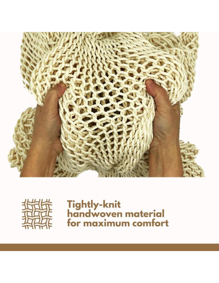 Hamaca de Puerta DreamGYM - Silla Sensorial Marfil Suave