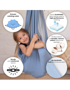 Columpio Terapéutico SWING IT para TDAH y Autismo - Suave y Resistente 2