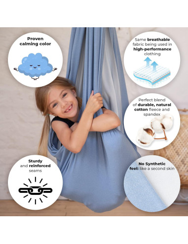 Columpio Terapéutico SWING IT para TDAH y Autismo - Suave y Resistente