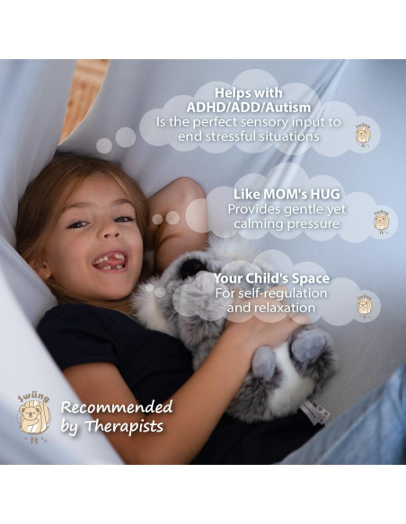 Columpio Terapéutico SWING IT para TDAH y Autismo - Suave y Resistente