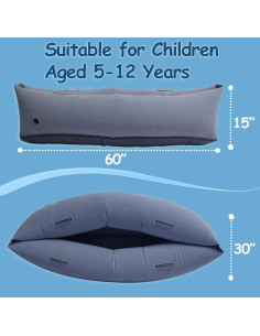 Silla Sensorial Inflable King Mills para Niños con Autismo - Marino 2