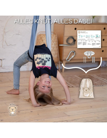 Columpio Terapéutico SWING IT para TDAH y Autismo - Suave y Resistente