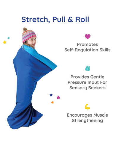 Saco de Dormir Abrazador Fun and Function Azul 155x74 cm