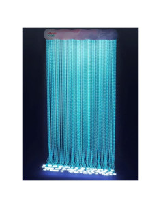 Cortina de Luz de Fibra Óptica Playlearn 100 Cuerdas 107x244 cm