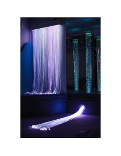 Cortina de Luz de Fibra Óptica Playlearn 100 Cuerdas 107x244 cm 2