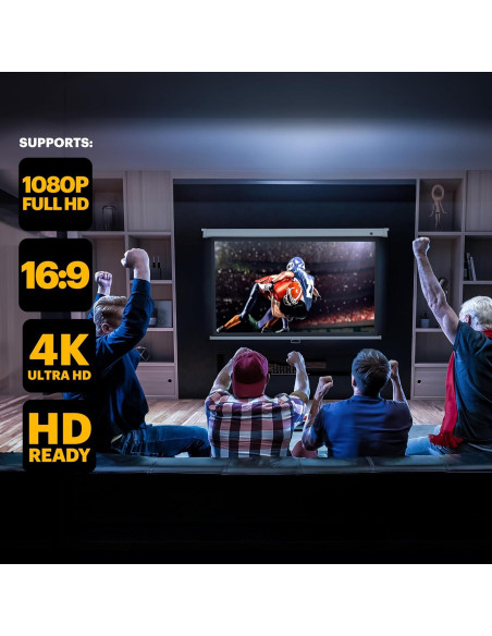 Pantalla de Proyector Manual Retráctil KODAK 100" 16:9