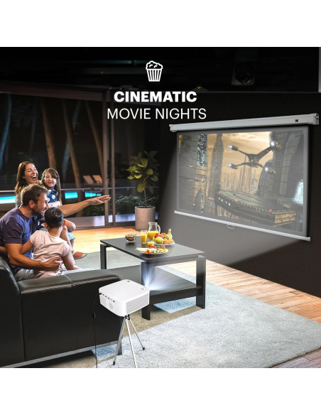 Pantalla de Proyector Manual Retráctil KODAK 100" 16:9