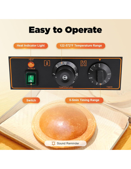 Máquina de Hacer Hamburguesas Wmpusll 1.2KW Acero Inoxidable